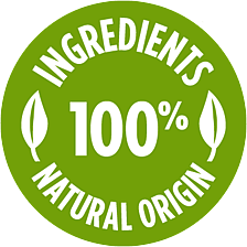 Logo 100% natural ingredients