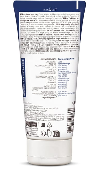 MEN Active Fresh 3u1 gel za tuširanje