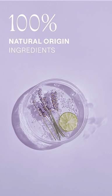 Lavender. 100% natural origin ingredients.