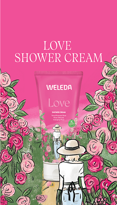 Love kremasti gel za tuširanje ruža