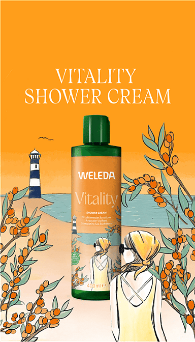 Vitality kremasti gel za tuširanje s pasjim trnom