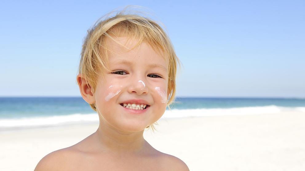 boy on the beach